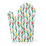 Polygon Tulip Pattern Print Single Oven Mitt