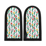 Polygon Tulip Pattern Print Skillet Handle Cover