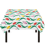 Polygon Tulip Pattern Print Tablecloth