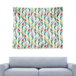 Polygon Tulip Pattern Print Tapestry