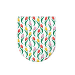 Polygon Tulip Pattern Print Toilet Lid Cover