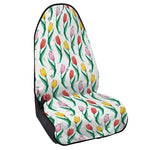 Polygon Tulip Pattern Print Waterproof Car Seat Cover