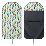 Polygon Tulip Pattern Print Waterproof Car Seat Cover