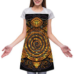 Polynesian Sea Turtle Print Adjustable Apron