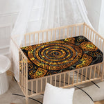 Polynesian Sea Turtle Print Baby Crib Sheet