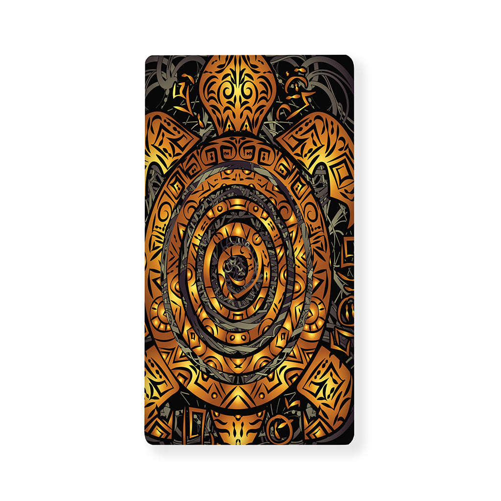 Polynesian Sea Turtle Print Baby Crib Sheet