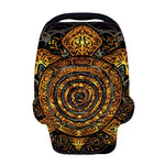 Polynesian Sea Turtle Print Baby Seat Cover