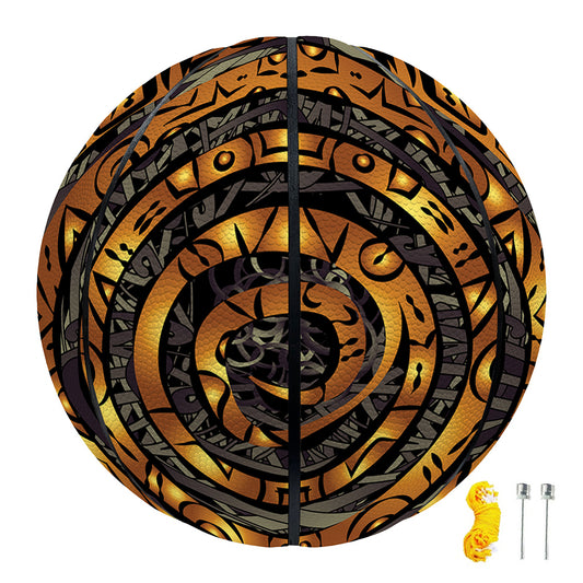 Polynesian Sea Turtle Print Basketball