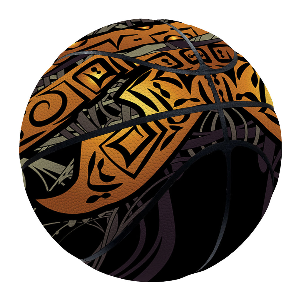Polynesian Sea Turtle Print Basketball