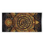 Polynesian Sea Turtle Print Beach Towel