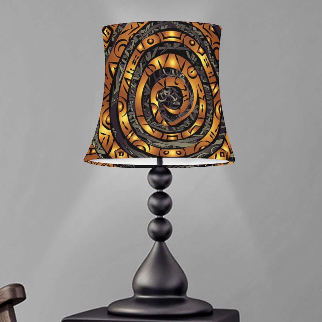 Polynesian Sea Turtle Print Bell Lamp Shade