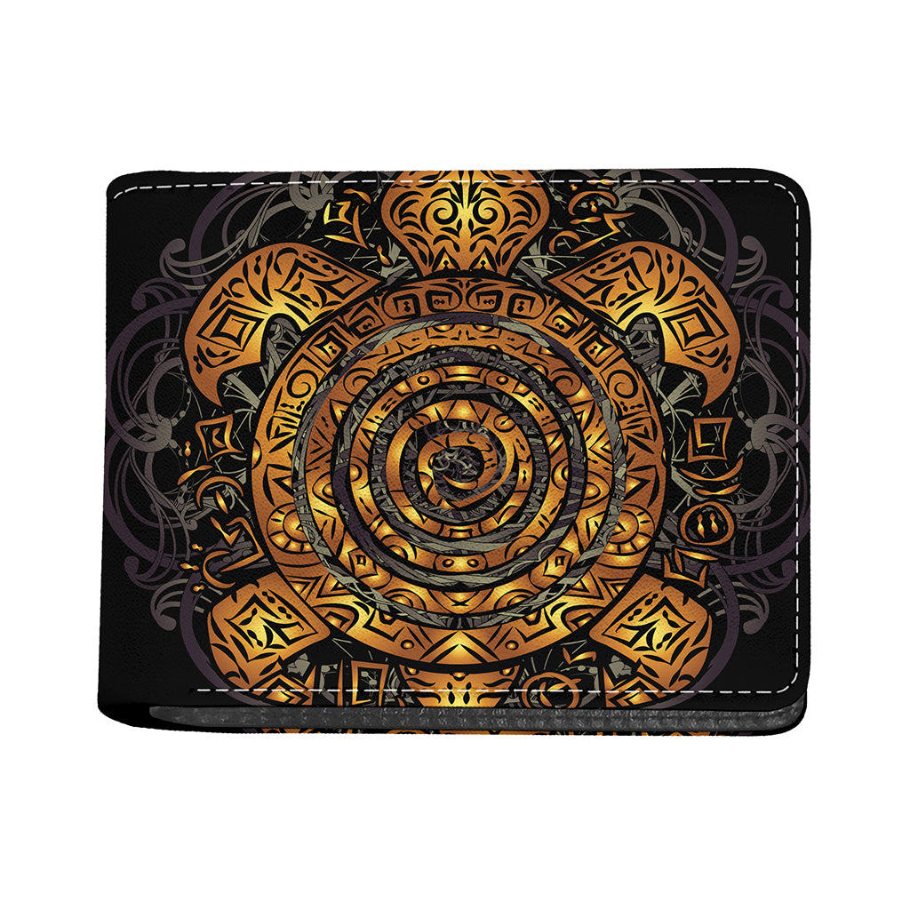 Polynesian Sea Turtle Print Bifold Wallet