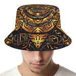 Polynesian Sea Turtle Print Bucket Hat