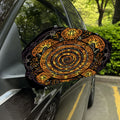 Polynesian Sea Turtle Print Car Side Mirror Covers