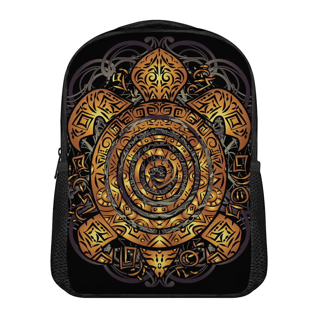 Polynesian Sea Turtle Print Casual Backpack
