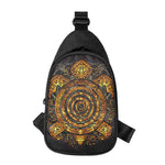 Polynesian Sea Turtle Print Chest Bag