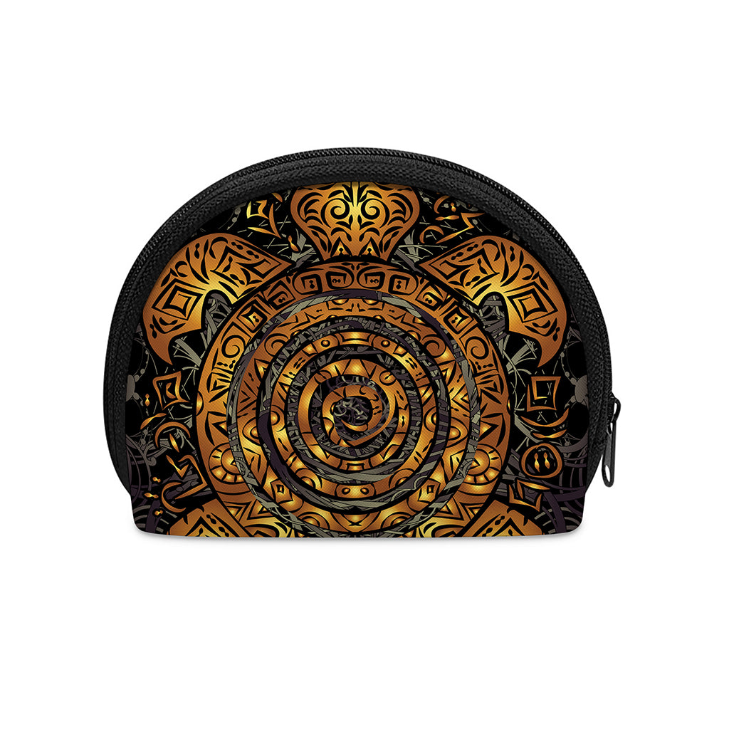 Polynesian Sea Turtle Print Coin Purse