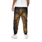 Polynesian Sea Turtle Print Cotton Pants
