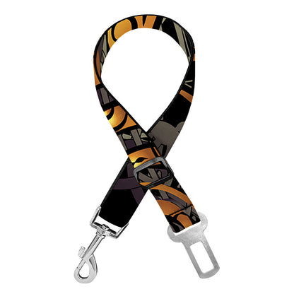 Polynesian Sea Turtle Print Dog Seat Belt