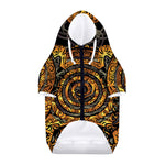 Polynesian Sea Turtle Print Dog Zip Up Hoodie