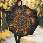 Polynesian Sea Turtle Print Foldable Umbrella