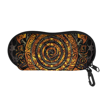 Polynesian Sea Turtle Print Glasses Case