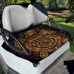 Polynesian Sea Turtle Print Golf Cart Seat Cover