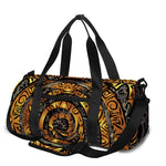Polynesian Sea Turtle Print Gym Bag