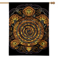 Polynesian Sea Turtle Print House Flag
