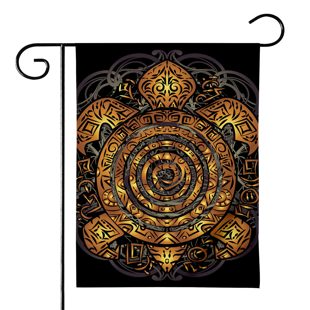 Polynesian Sea Turtle Print House Flag