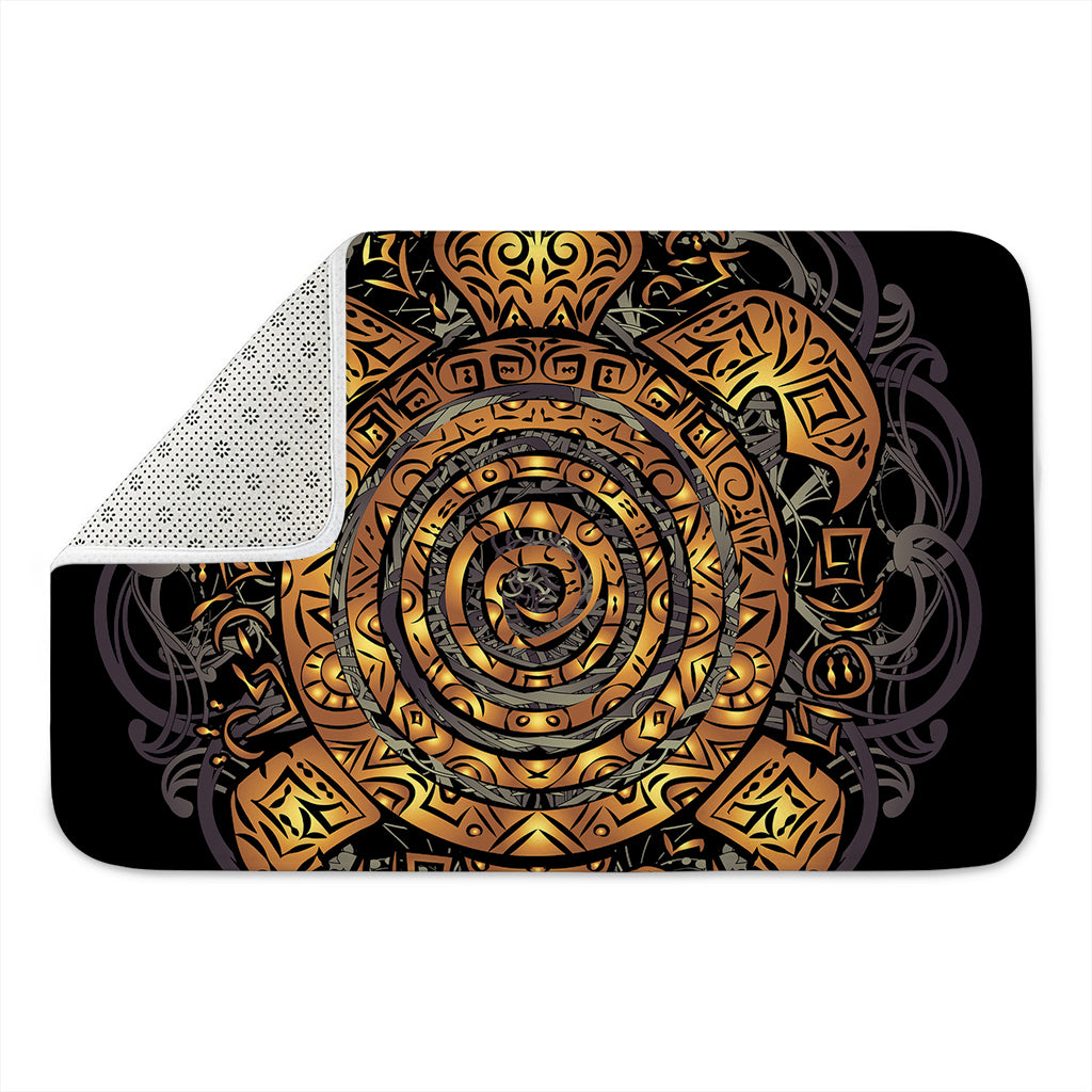 Polynesian Sea Turtle Print Indoor Door Mat