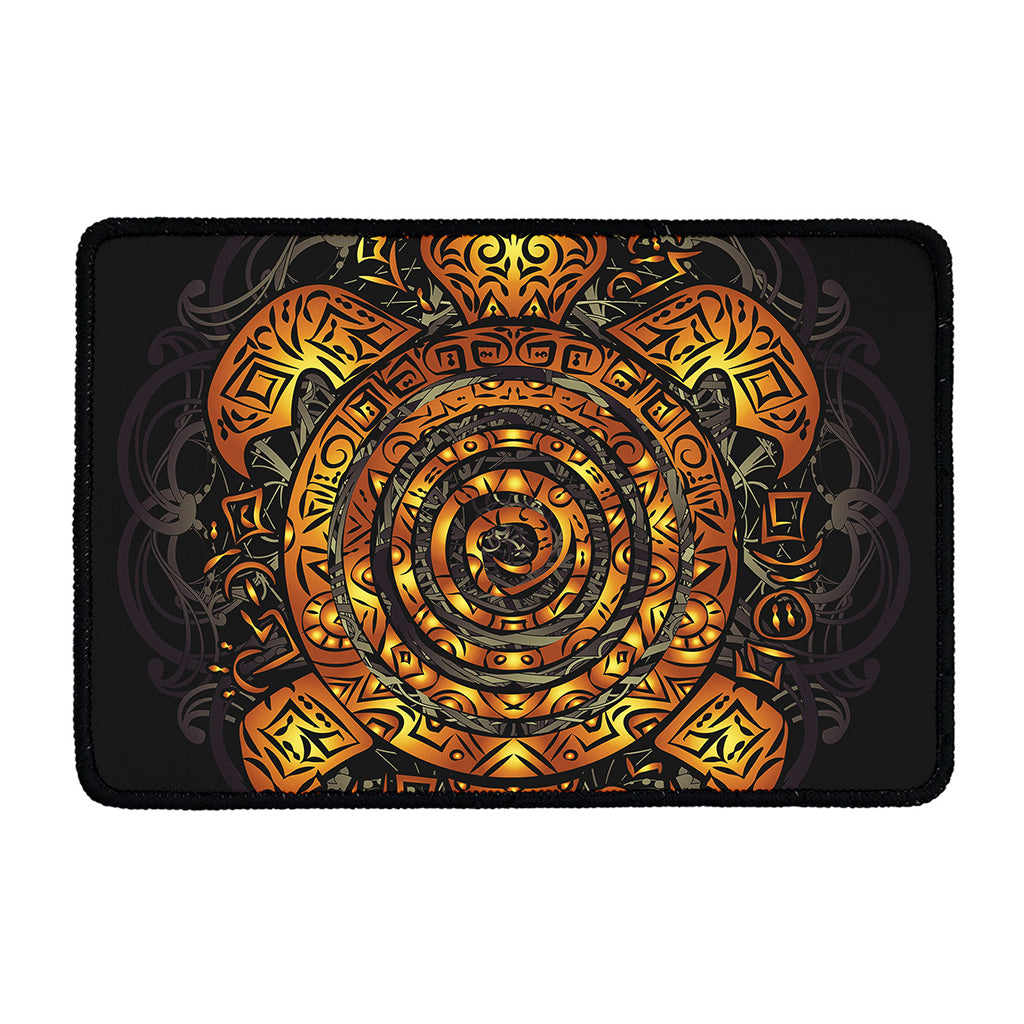 Polynesian Sea Turtle Print Kitchen Mat