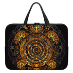 Polynesian Sea Turtle Print Laptop Sleeve With Handle