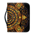 Polynesian Sea Turtle Print Leather Bible Cover