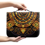 Polynesian Sea Turtle Print Leather Bible Cover