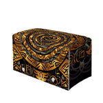 Polynesian Sea Turtle Print Leather Tissue Box Cover