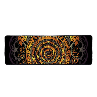 Polynesian Sea Turtle Print Long Kitchen Mat