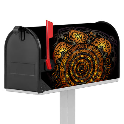 Polynesian Sea Turtle Print Mailbox Cover