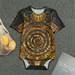 Polynesian Sea Turtle Print Men's Bodysuit