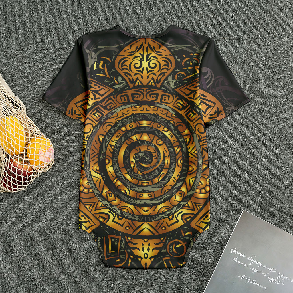 Polynesian Sea Turtle Print Men's Bodysuit