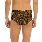Polynesian Sea Turtle Print Men's Briefs