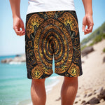Polynesian Sea Turtle Print Men's Cargo Shorts