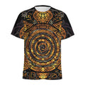 Polynesian Sea Turtle Print Men's Athletic T-Shirt