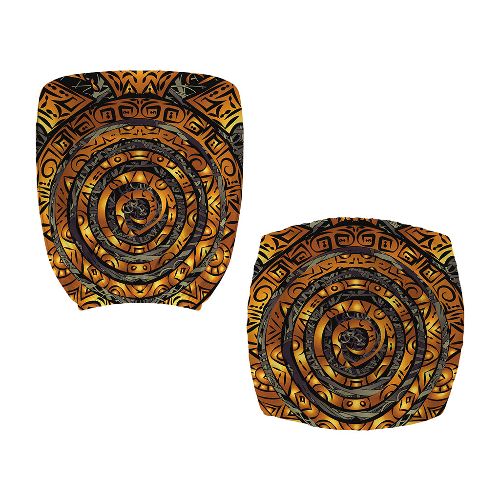 Polynesian Sea Turtle Print Office Chair Cover