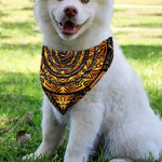 Polynesian Sea Turtle Print Over The Collar Dog Bandana