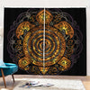 Polynesian Sea Turtle Print Pencil Pleat Curtains