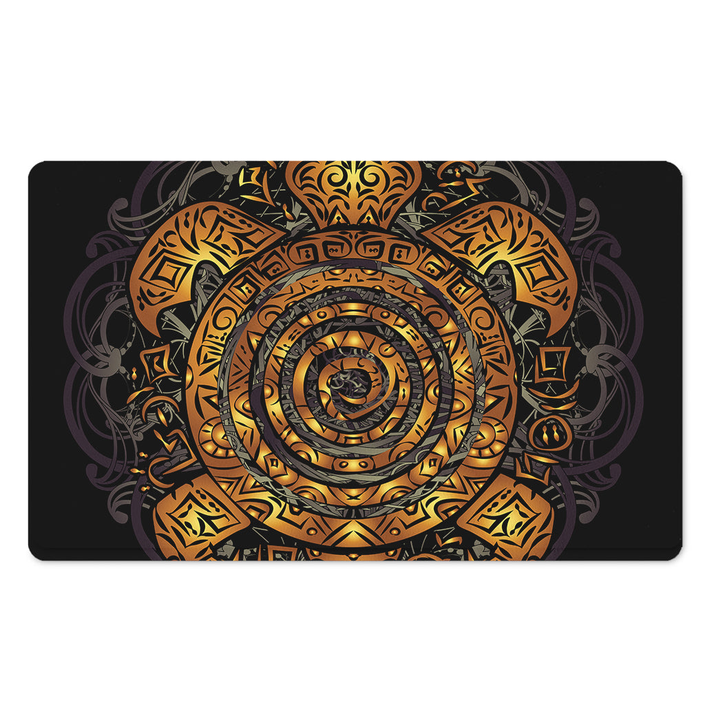 Polynesian Sea Turtle Print Polyester Doormat