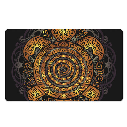 Polynesian Sea Turtle Print Polyester Doormat