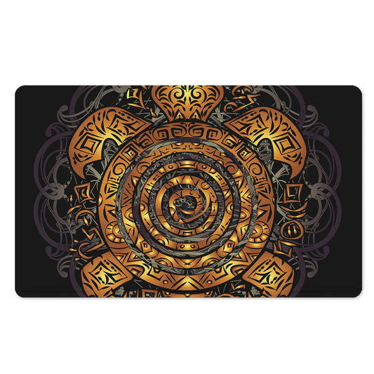 Polynesian Sea Turtle Print Polyester Doormat