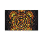 Polynesian Sea Turtle Print Polyester Flag